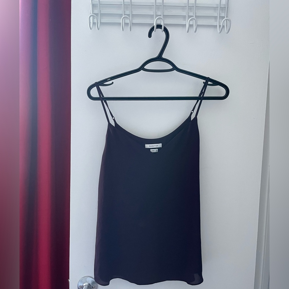 Babaton plum flowy camisole